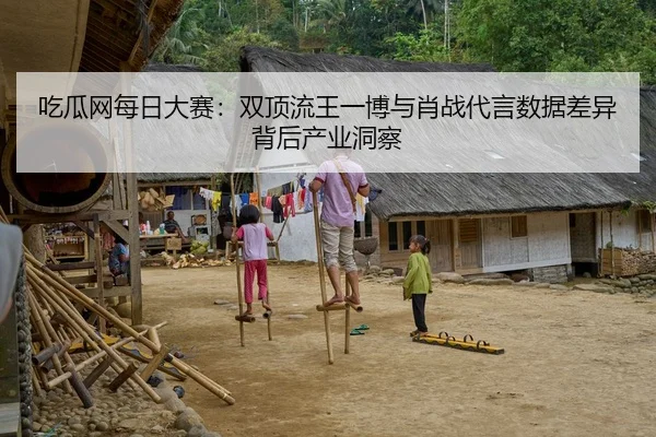 吃瓜网每日大赛：双顶流王一博与肖战代言数据差异背后产业洞察